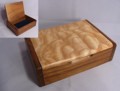 Maple & Cherry wood desk box